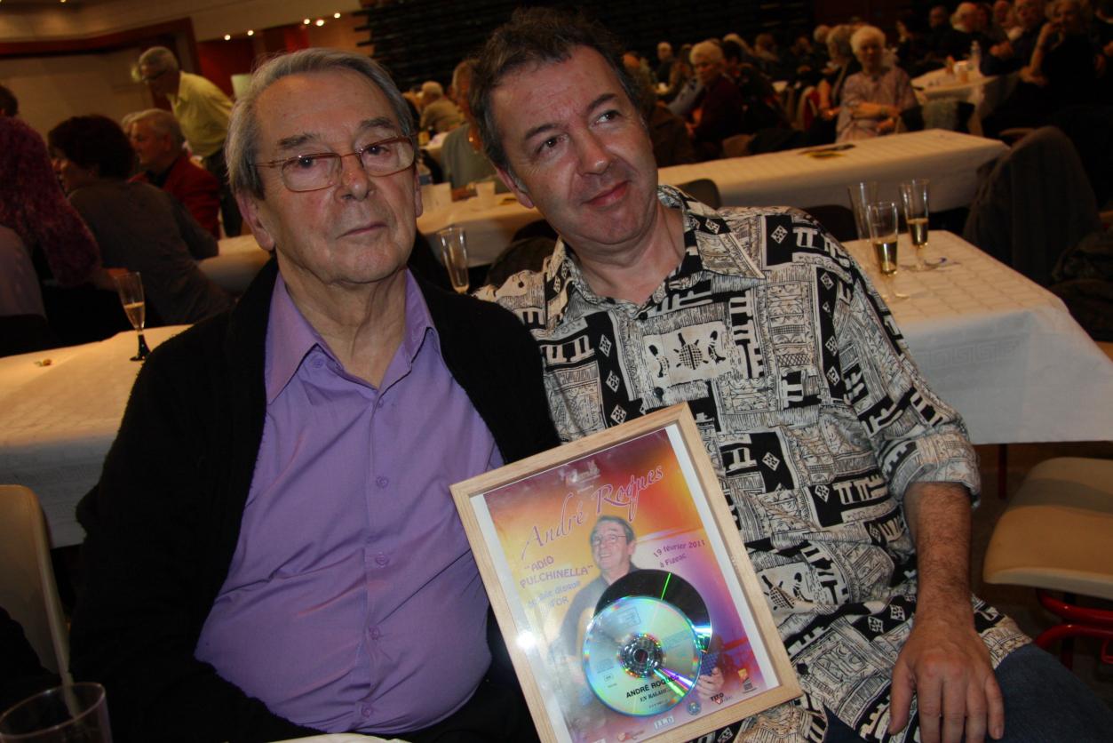 André ROQUES et son fils Thierry.