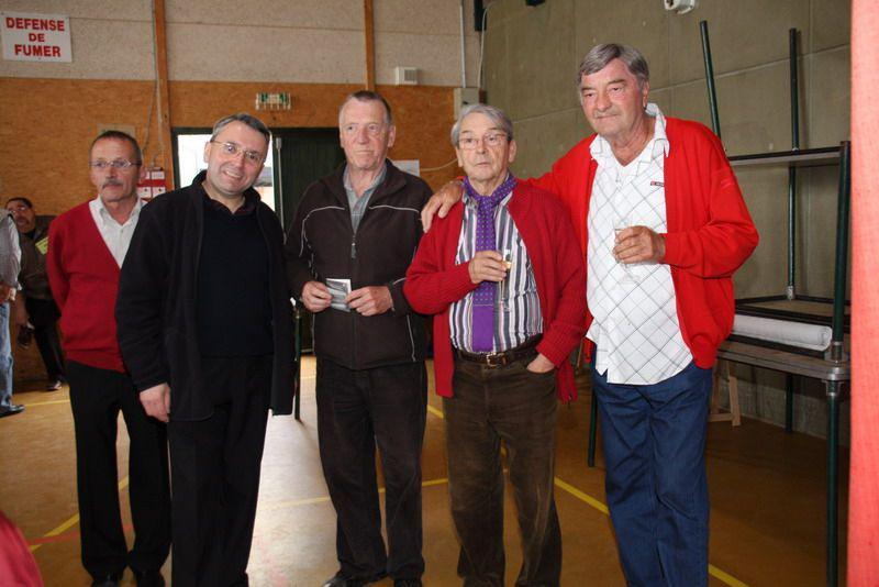 Michel MERLIN, Jean-Claude LABOUCHET, Jo SONY, André ROQUES, Louis CORCHIA.