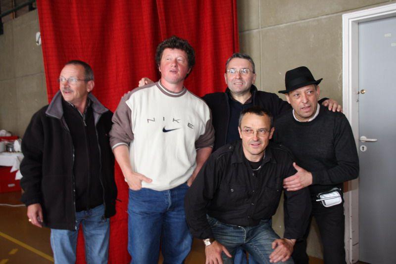 Michel MERLIN - Eric COUDON - Jean-Claude LABOUCHET - Serge FOURY - Jean-François MAISON.