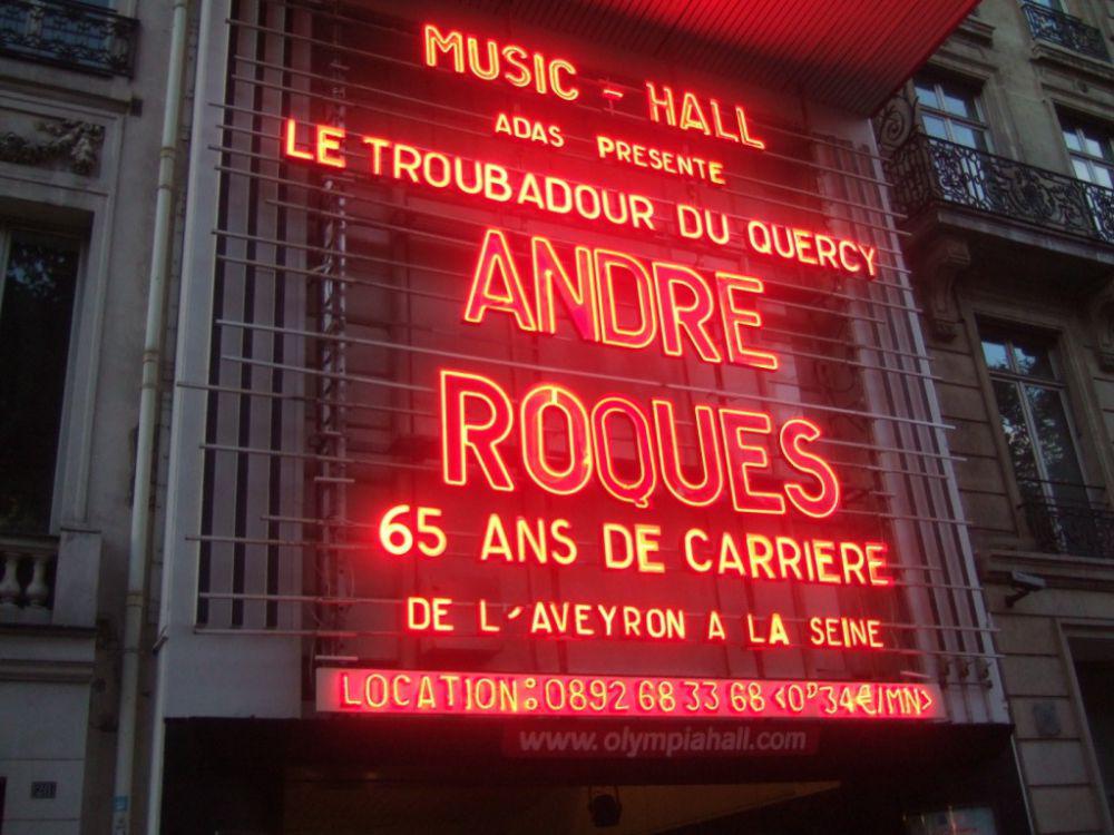 André ROQUES à l'Olympia...