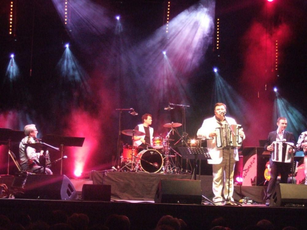 Christophe ANDRIEUX (Haute-Loire) sur la scène de l'Olympia.